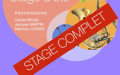 Stage d’été 2025 – Musiques d’ensembles à Vence